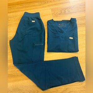 Figs Scrub Set- Deep Reef